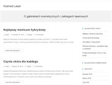 Tablet Screenshot of kosmed-laser.pl